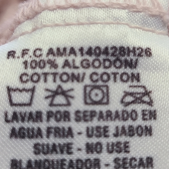 Oh My Gauze! rose pink v-neck 3/4 sleeve lagenlook relaxed fit blouse, sz L - Picture 8 of 11